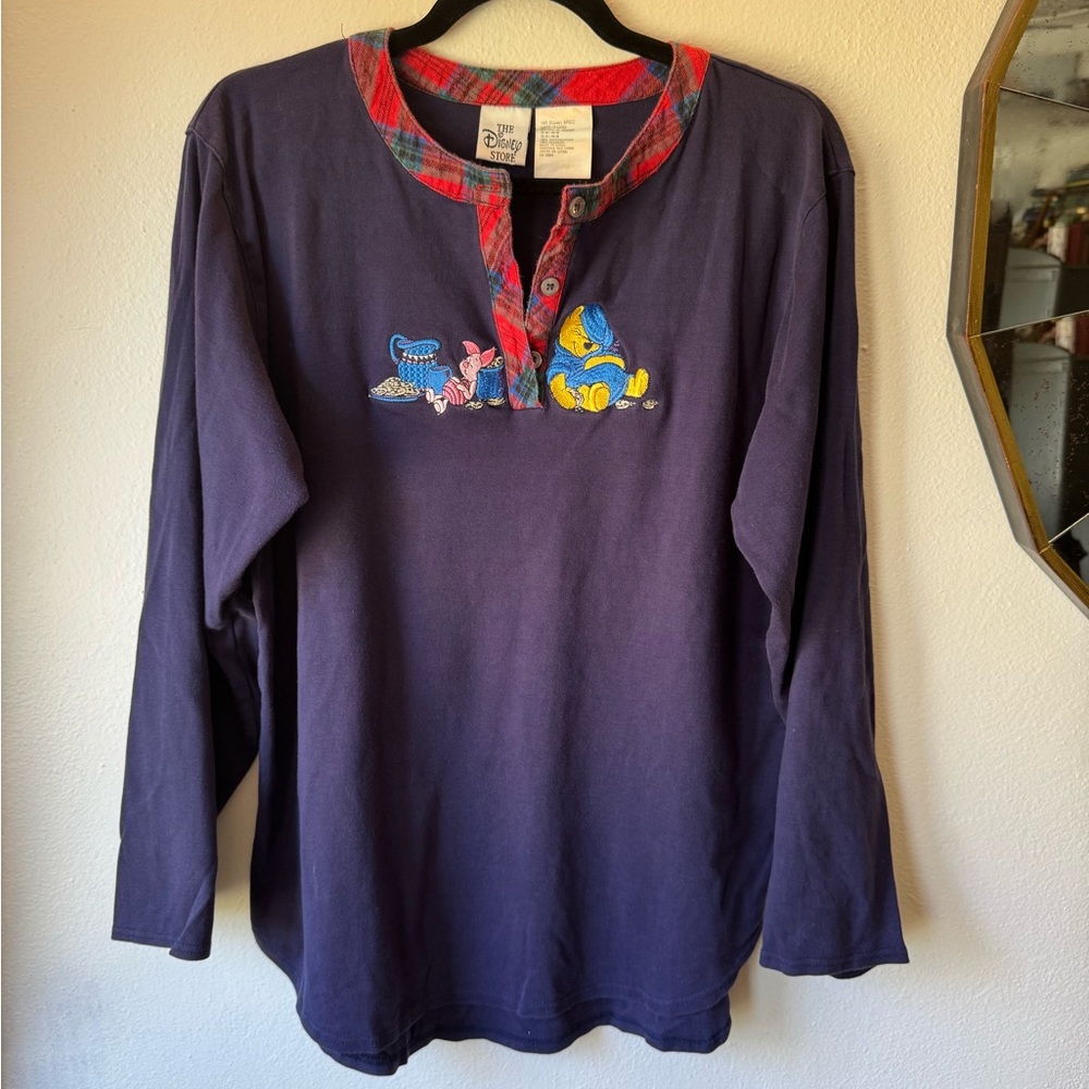 Vintage 90s Disney Pooh Bear Long Sleeve Shirt